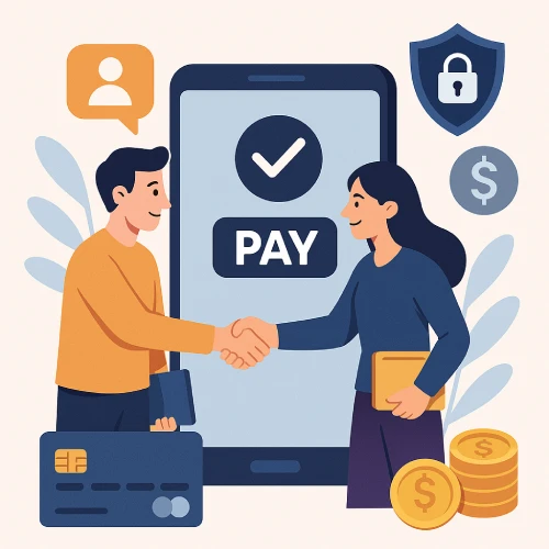 نکاتی برای پرداخت امن پس از پیدا کردن مشتری
